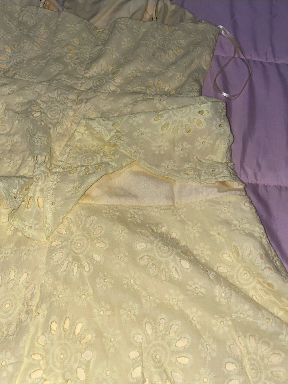 Yellow Mini Dress - Picture 8 of 10